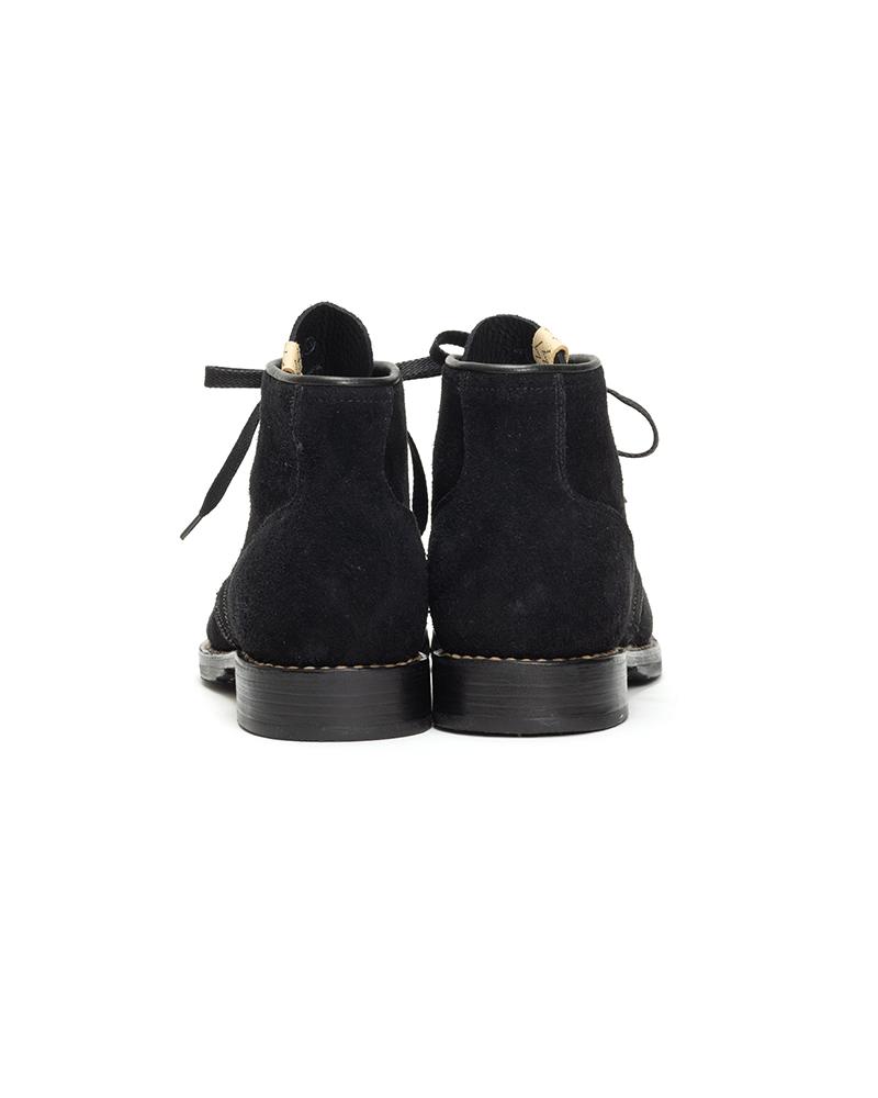 靴 visvim BRIGADIER BOOTS - FOLK BLACK us10 Brigadier Boots-Folk in Black Suede – Blue Owl Workshop
